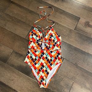 Cupshe geometric print one price swimsuit
